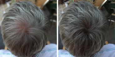 Plus additional hair Haarauffüller - GRAU - Schütthaar - Streuhaar - Haarverdichtung - Haarfasern - für Männer & Frauen